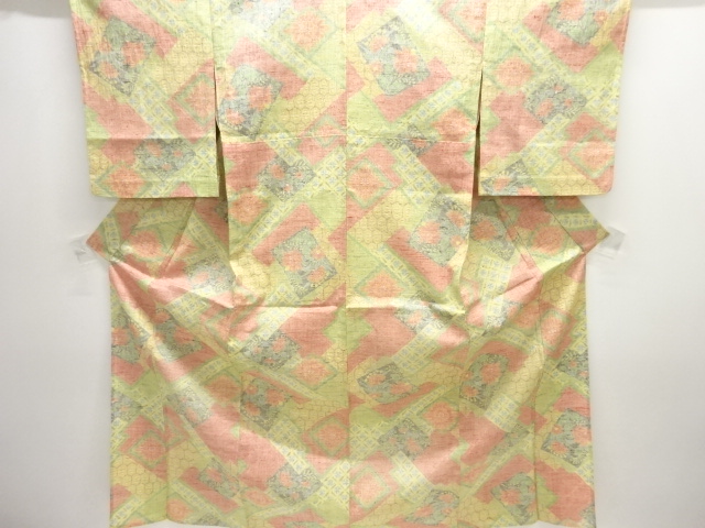 Japanese Kimono / Tsumugi Omeshi Silk